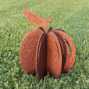 Pomme de décoration en Corten